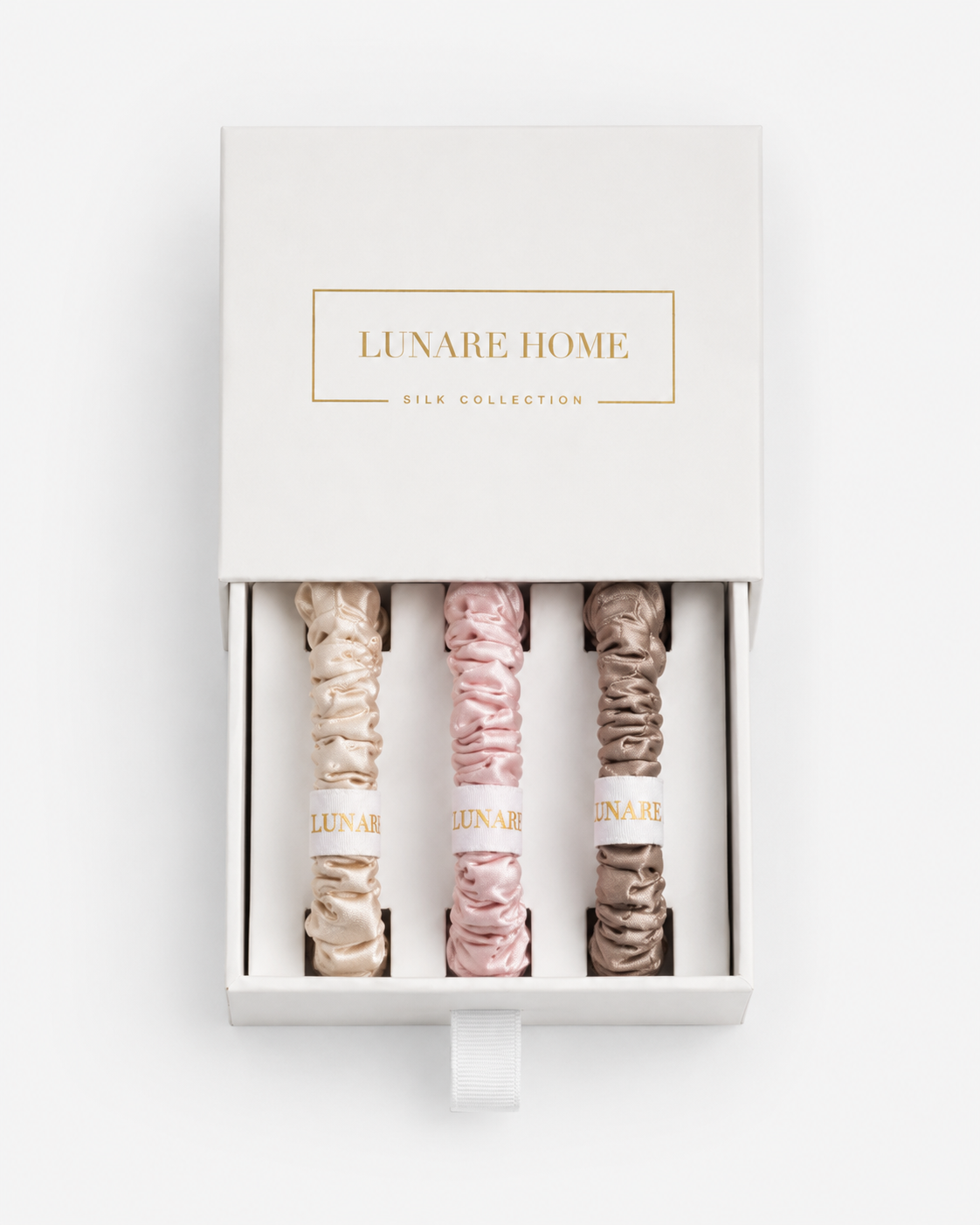 Silk Scrunchie Set - Blush Tones (Small)