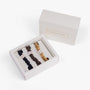 Set of hair ties in a white box with 'LUNAIRE HOME' branding on a white background