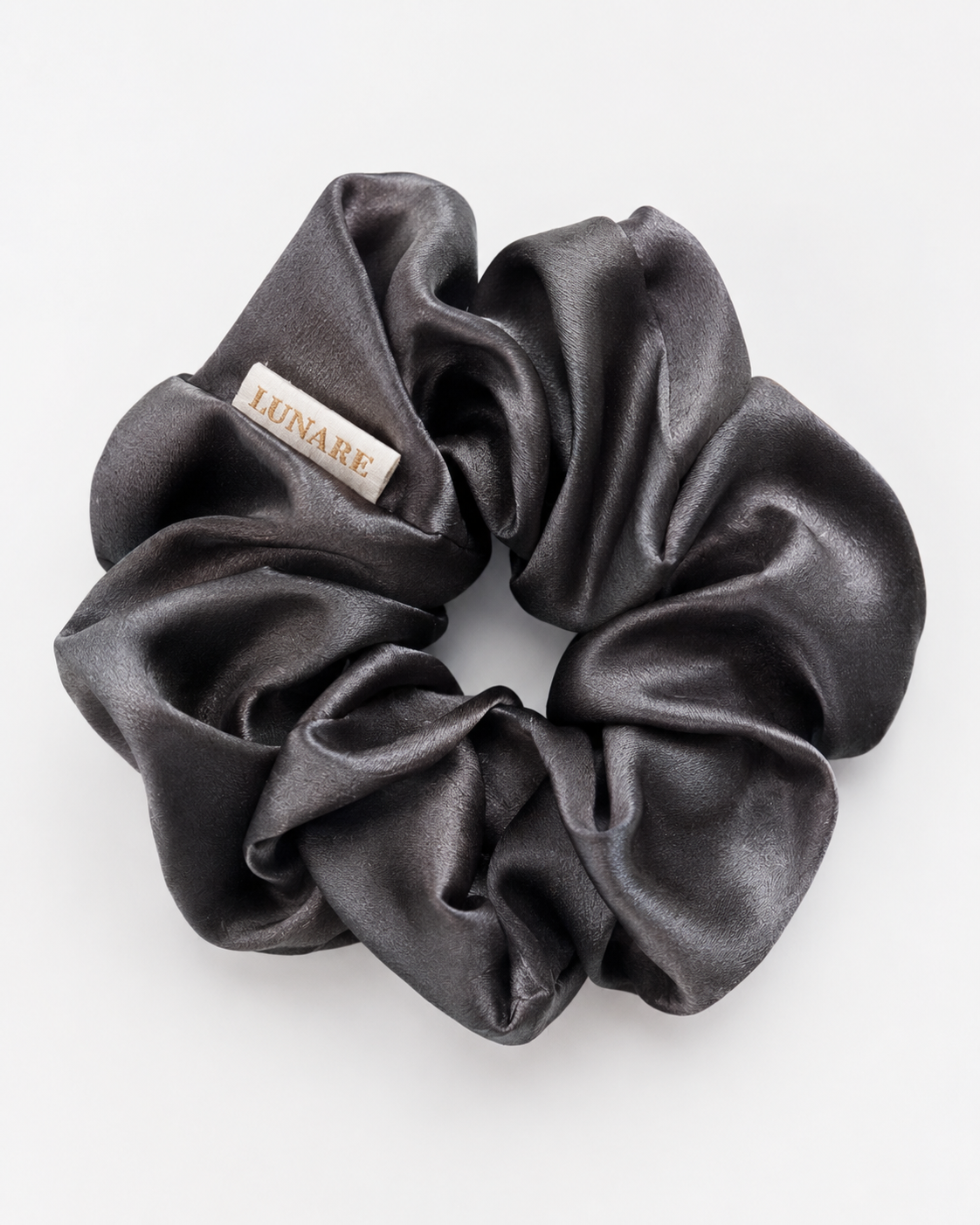 Silk Scrunchie XL - Dark Grey