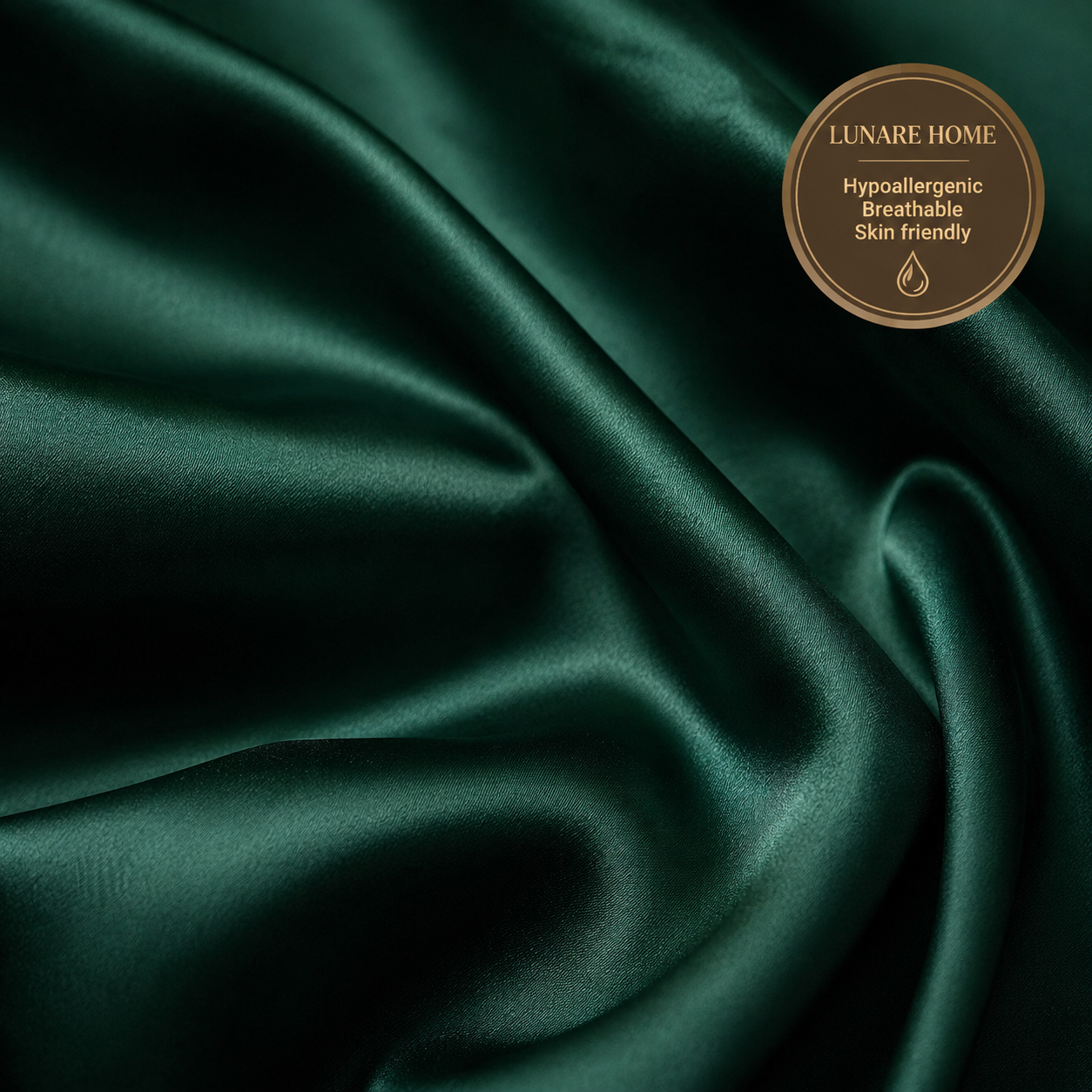 Silk Pillowcase - Dark Green (22-Momme)