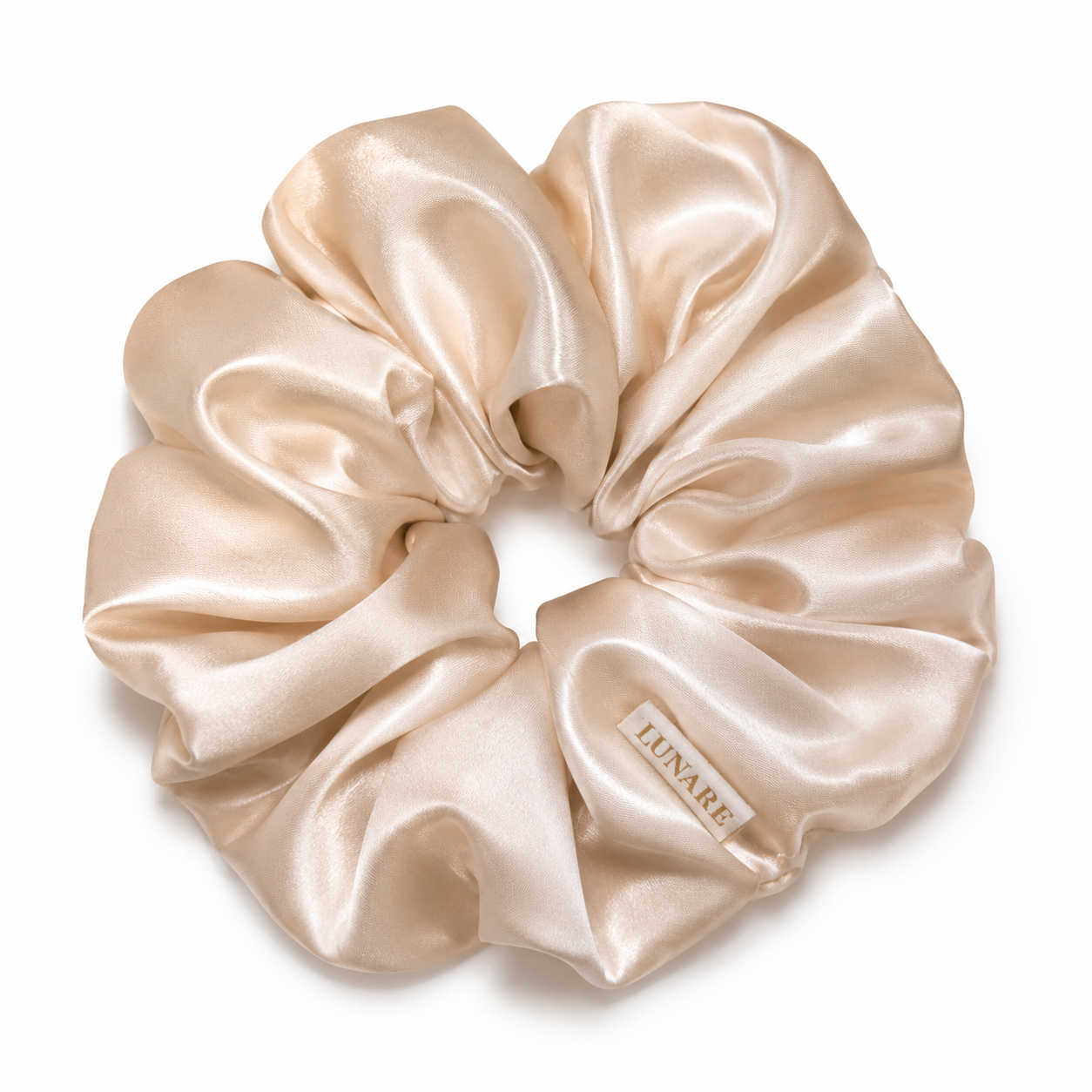 Silk Scrunchie XL - Champagne