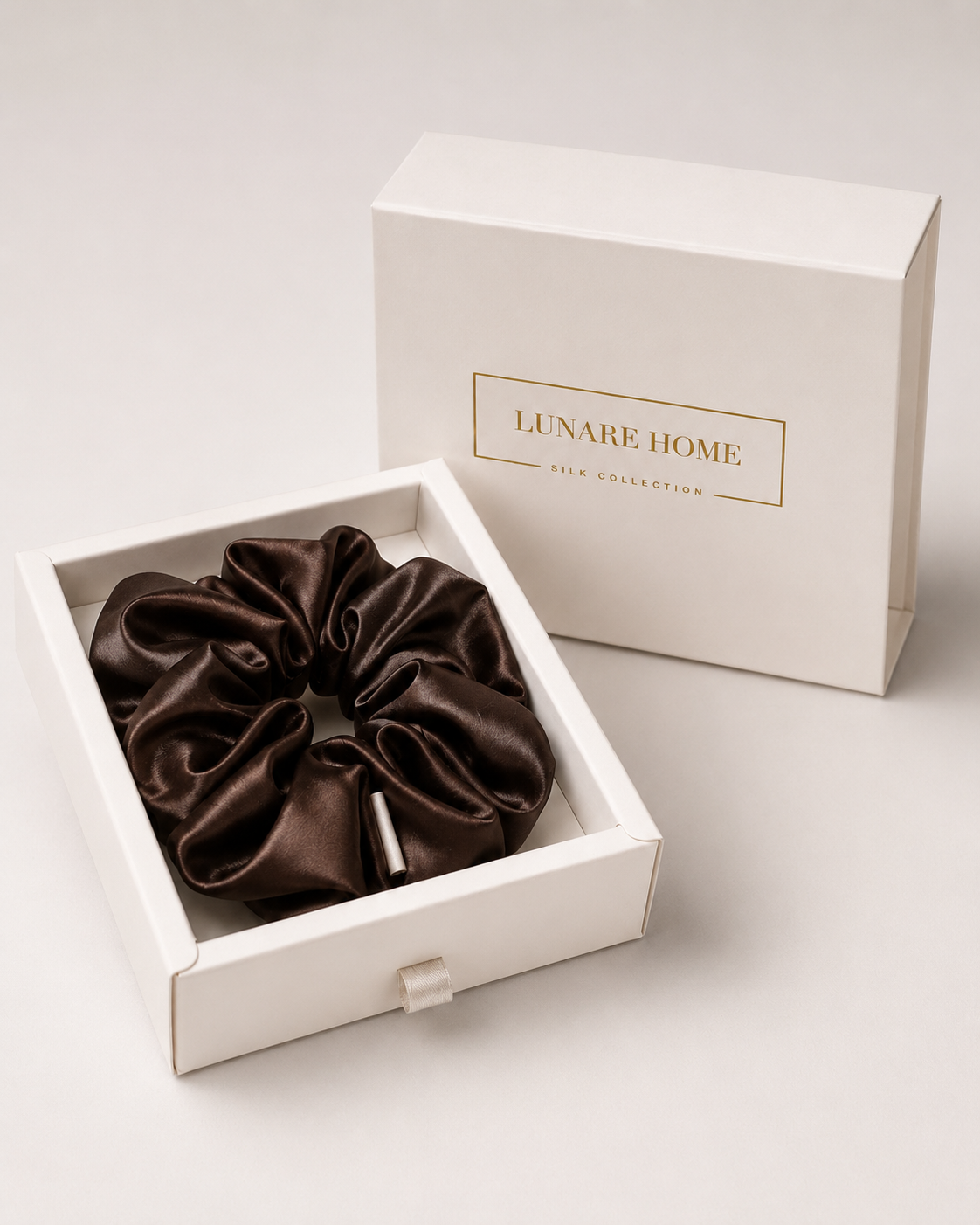 Silk Scrunchie XL - Coffee