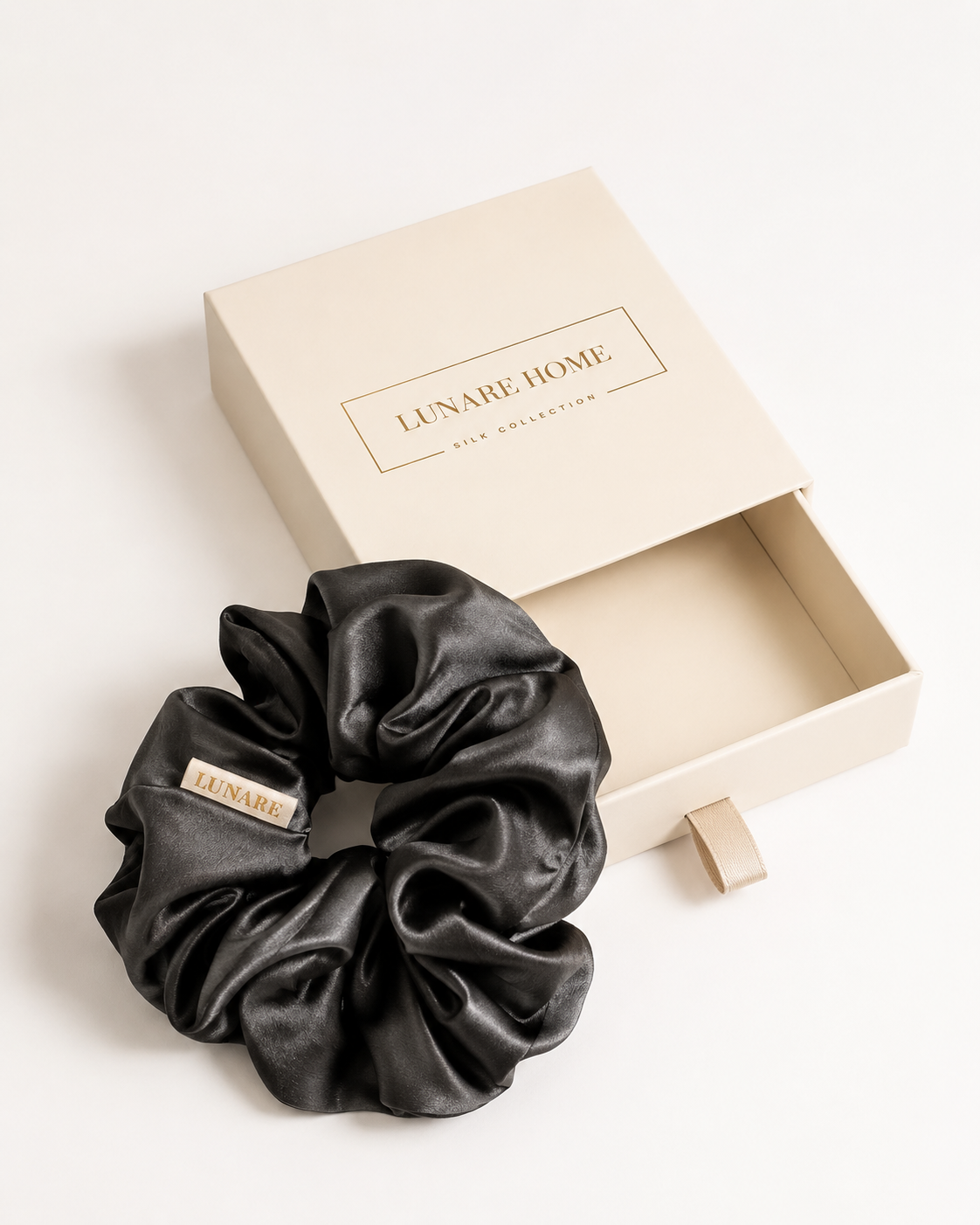 Silk Scrunchie XL - Dark Grey