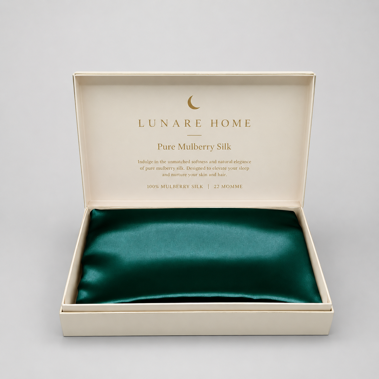 Silk Pillowcase - Dark Green (22-Momme)