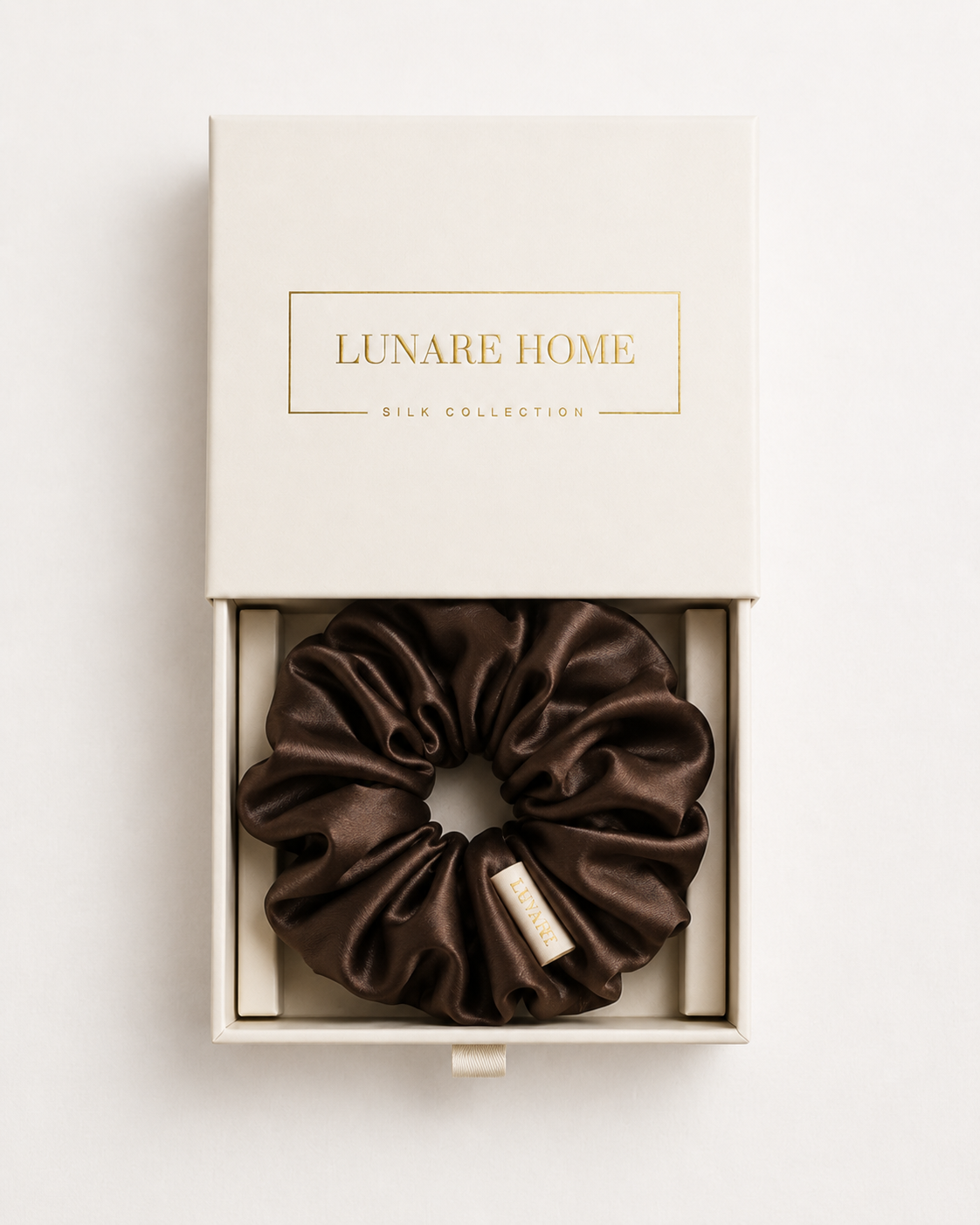 Silk Scrunchie XL - Coffee