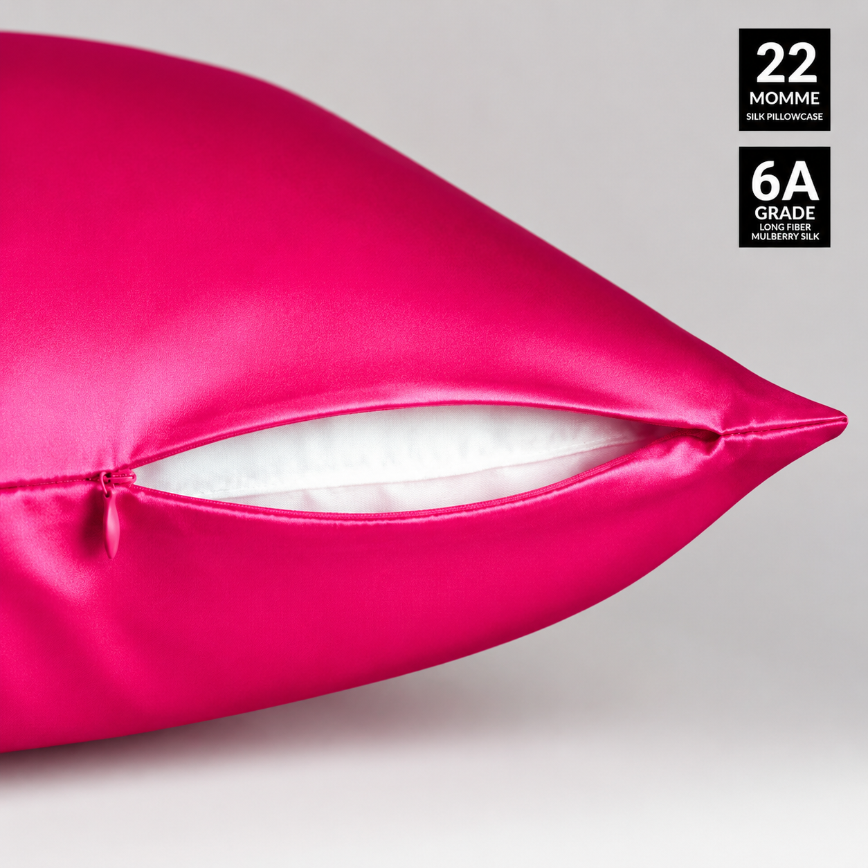 Silk Pillowcase - Raspberry Sorbet | Limited Edition (22-Momme)